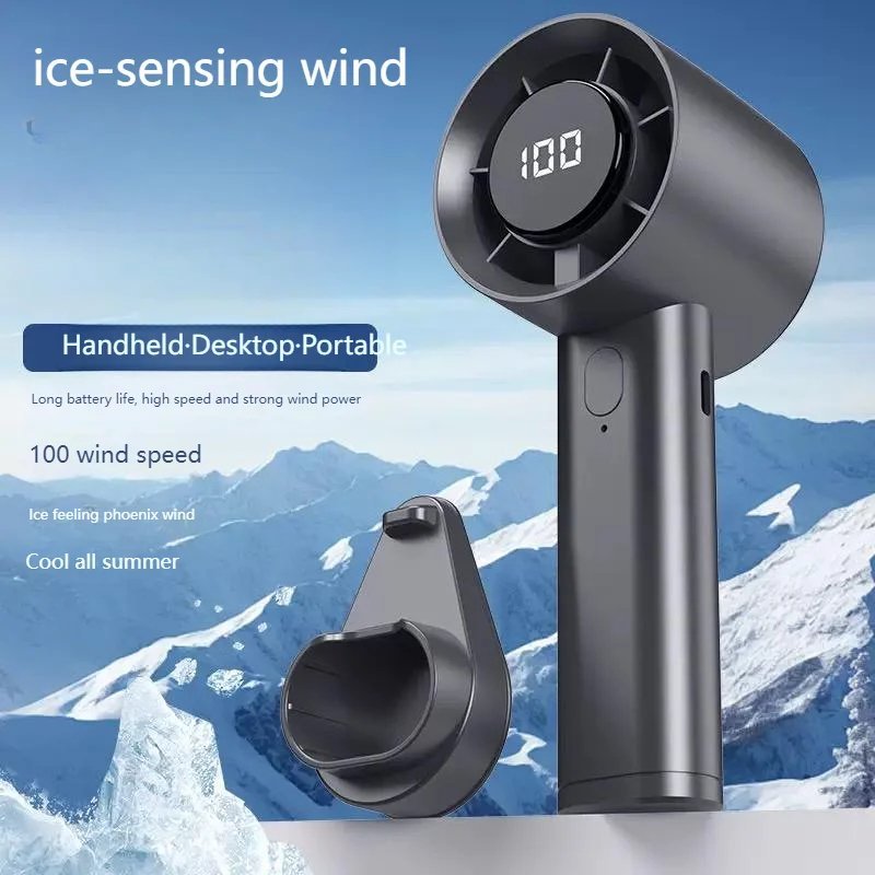 Mini Ventilateur Portable Rechargeable USB (Haute Vitesse - 100 Vitesses)