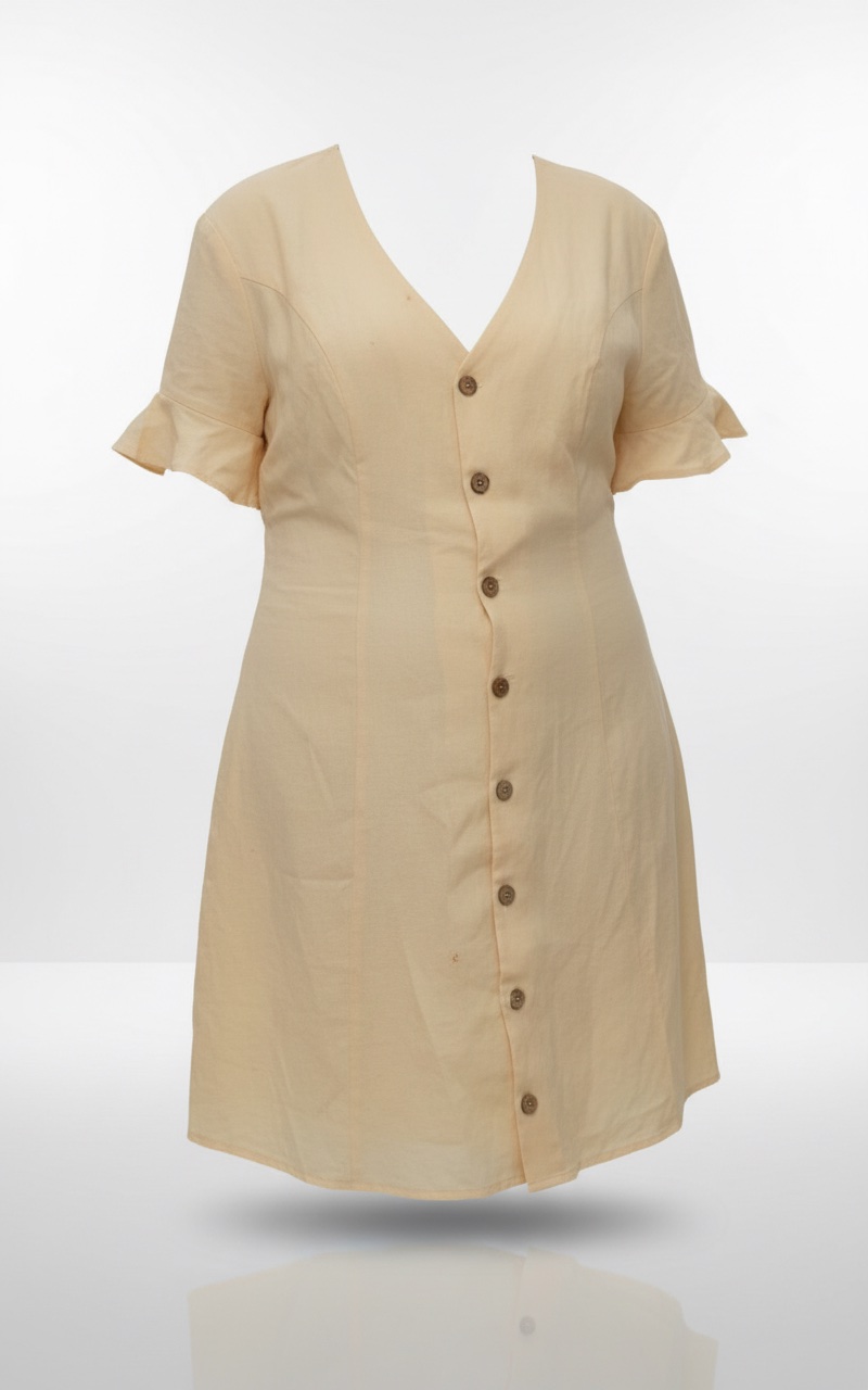 Robe jaune beurre