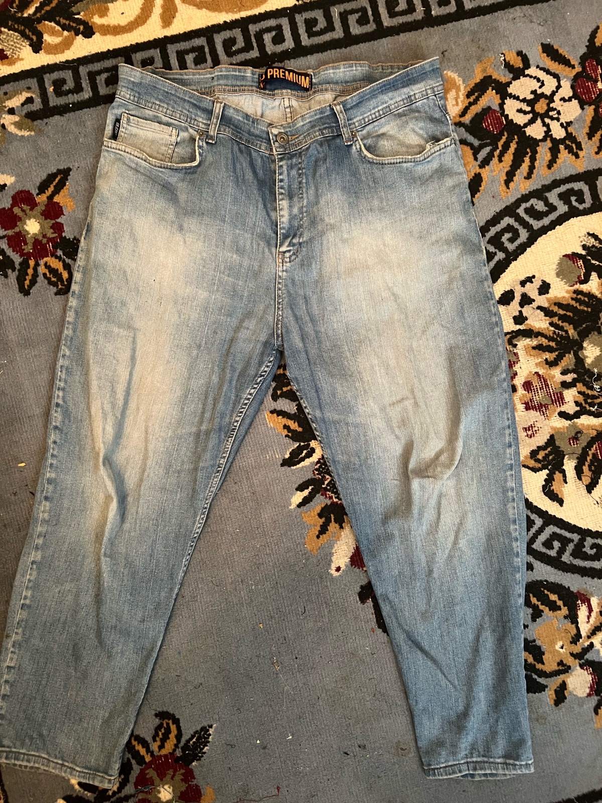 Jeans bleu Taille 34 (équivalent à un 44 européen)