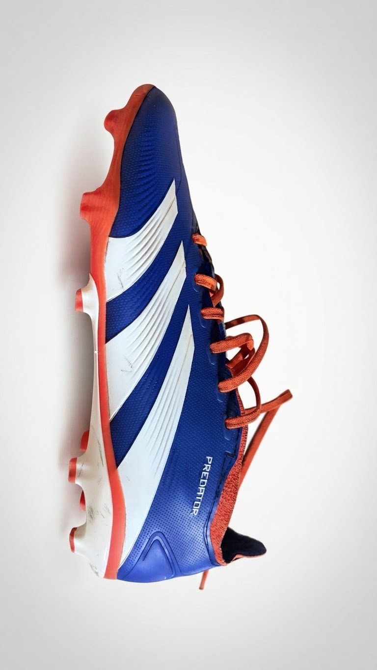 Crampons adidas Predator – Bleu/Blanc/Rouge – Excellent état