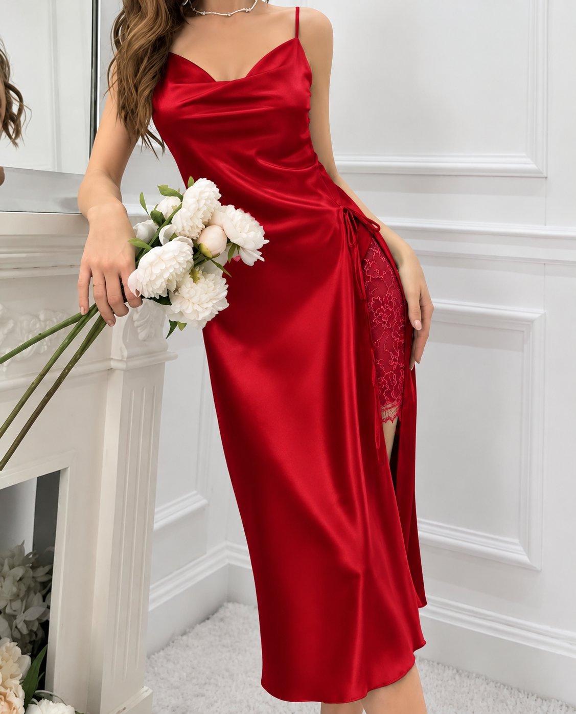 Robe satin 