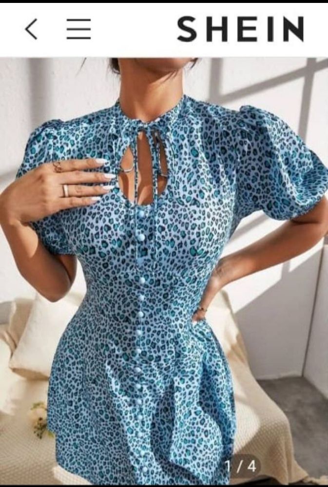 Robe bleu