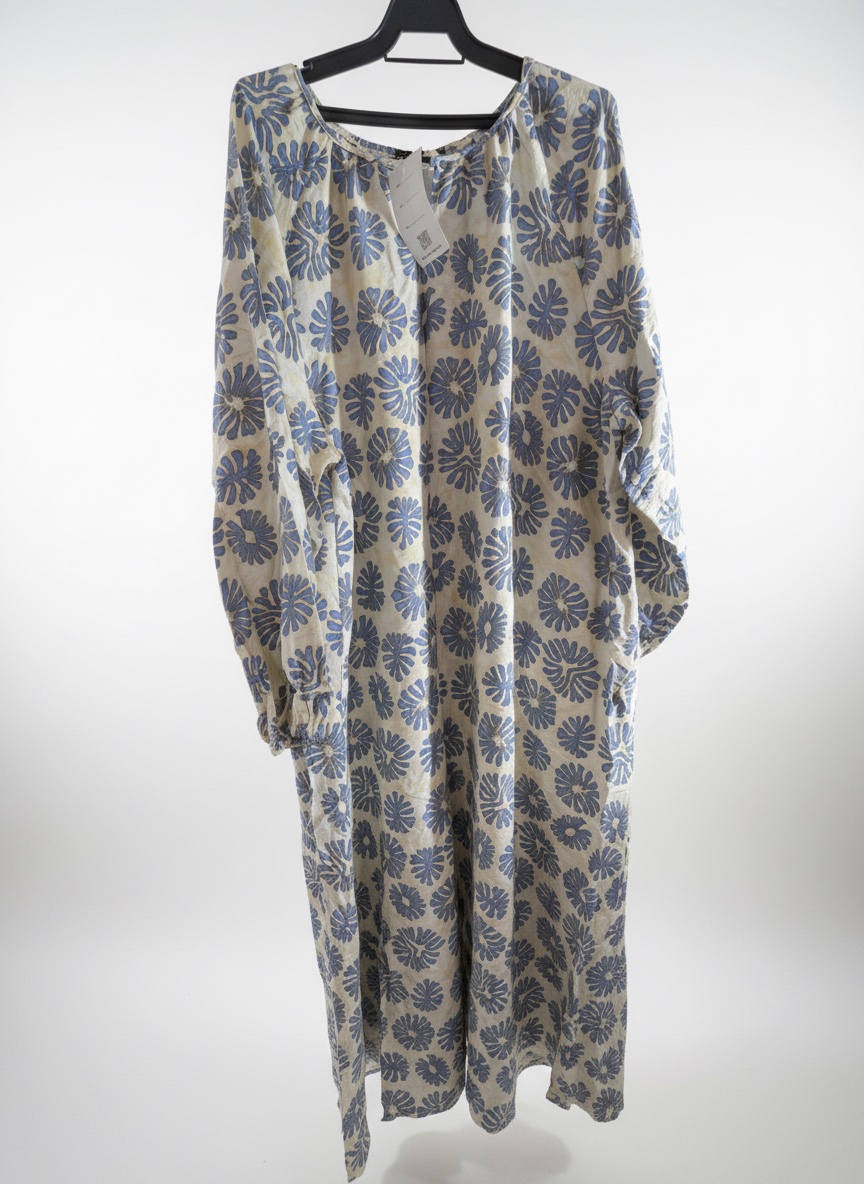 Robe florale avec tickets 