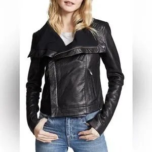 Veste cuire 