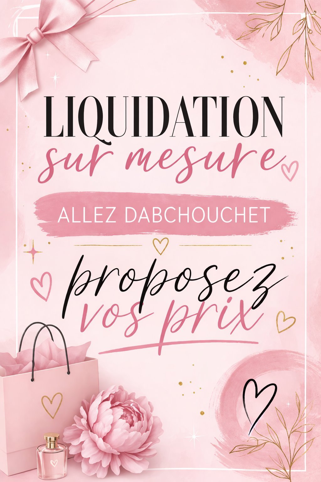 Liquidation sur mesure ! 🏷️🛍️ #Liquidation #Mesure