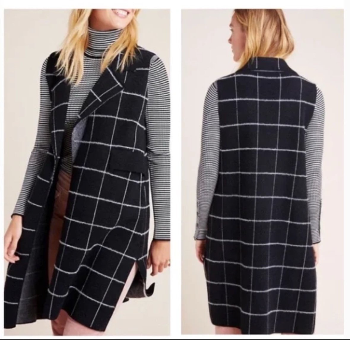 Gilet neuf, taille L/XL, avec étiquette ! ✨ Sans manches, de la marque Magaschoni, avec un tissu très doux et de haute qualité pour compléter vos looks de printemps. 