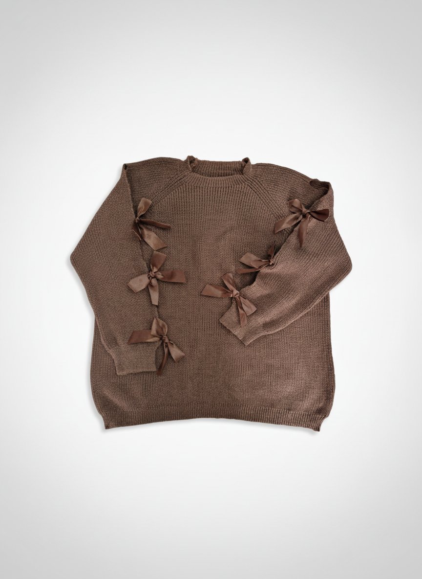 Pull trop cute and girly taille 2xl en marron la couleur tendance de l'année 🤎👚✨
