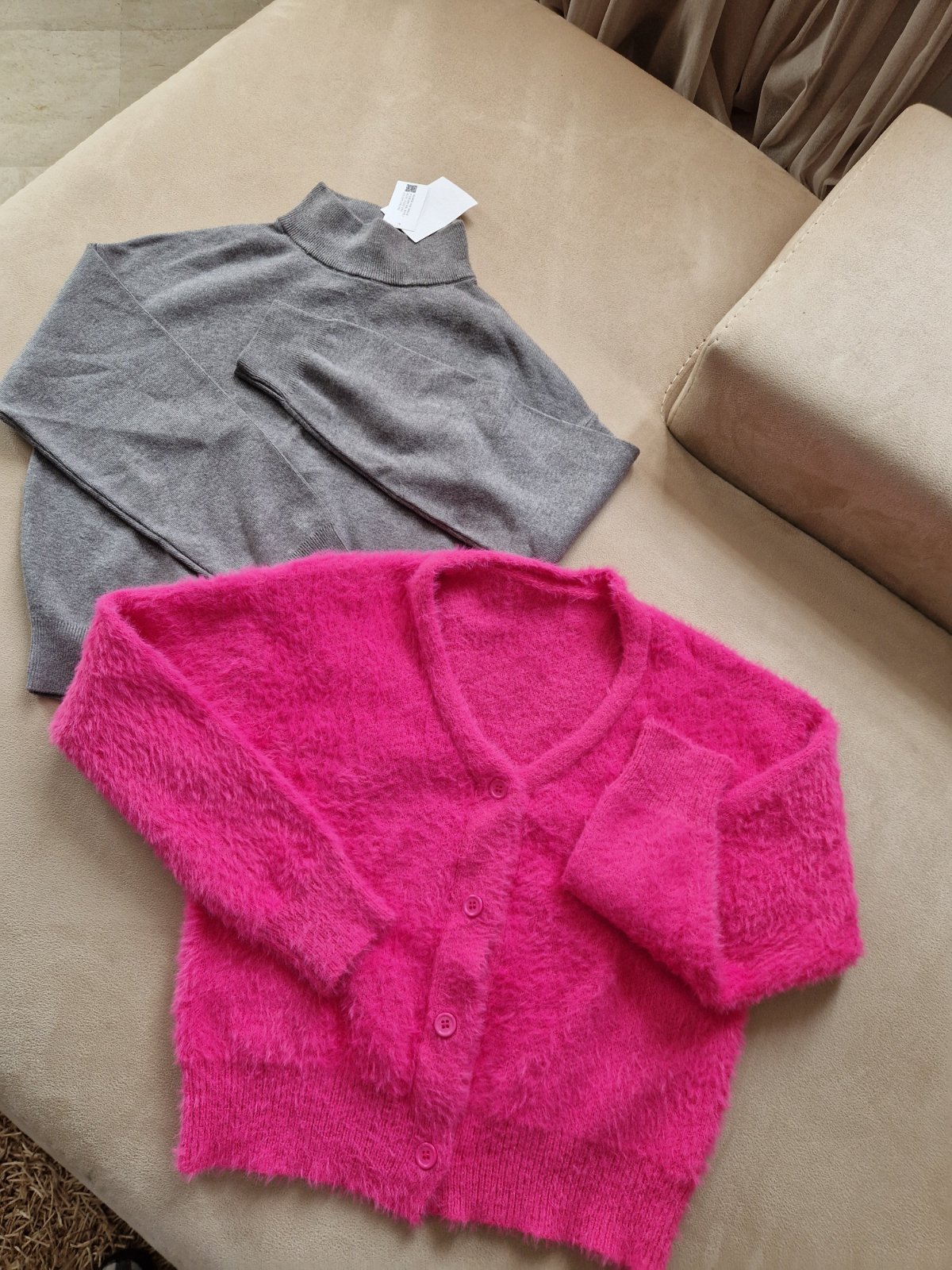 Pull basique gris taille xs s