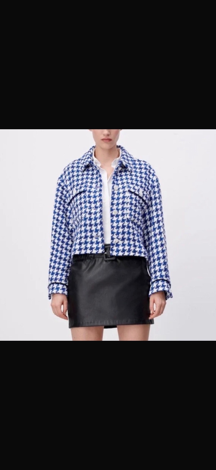 Blazer zara tweed 