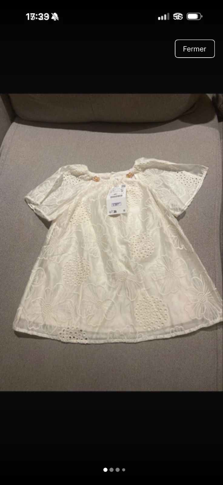 Robe fille zara 