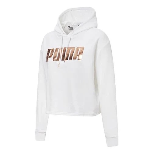 Sweat à capuche pour femme est le modèle Puma Holiday Pack Graphic Long Sleeve Hoodie 