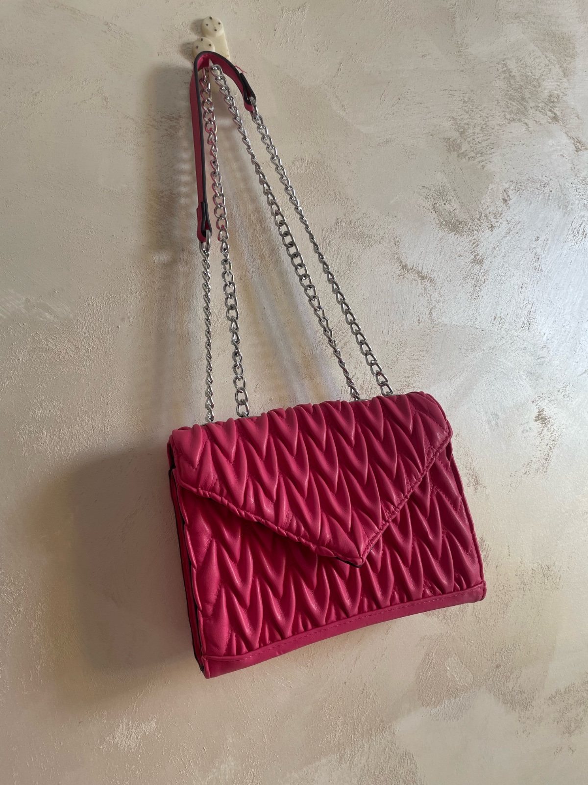 Sac à bandoulière rose 
