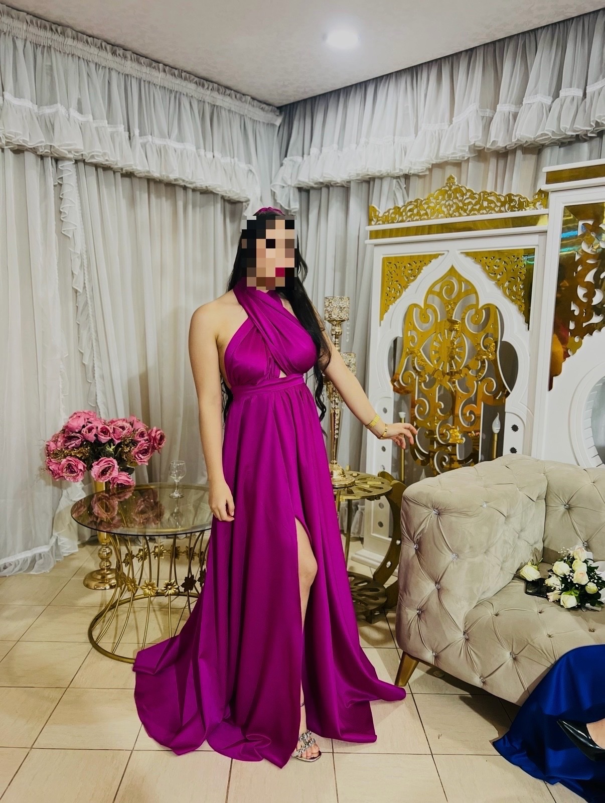 Robe violet taille s/M