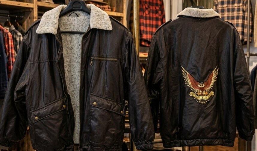 Veste cuir 