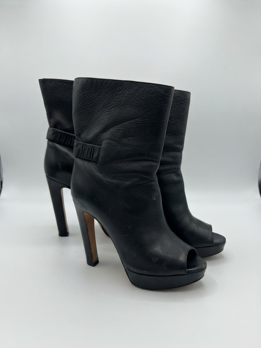 Bottines Prada Cuir 