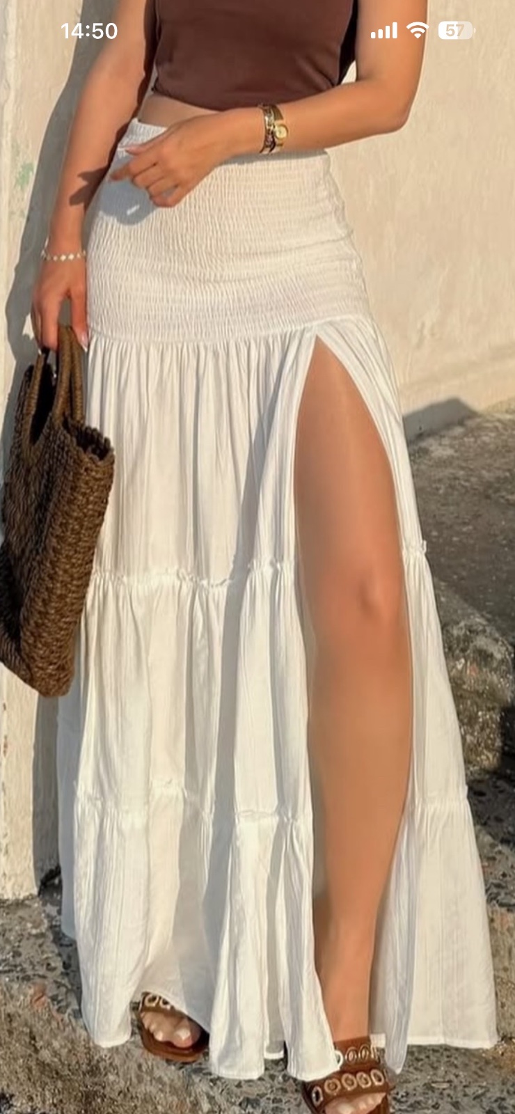 Jupe blanche 
