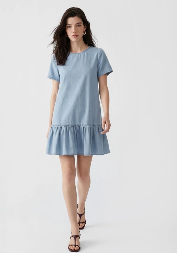 Robe jean courte TOMMY 