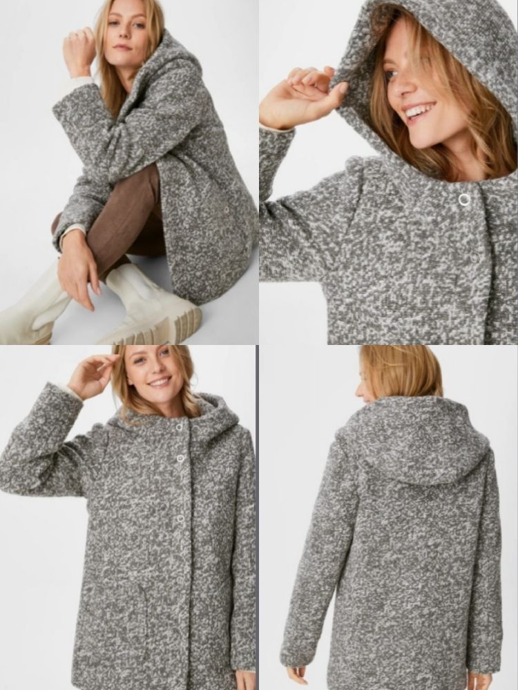 Superbe manteau C&A en laine 