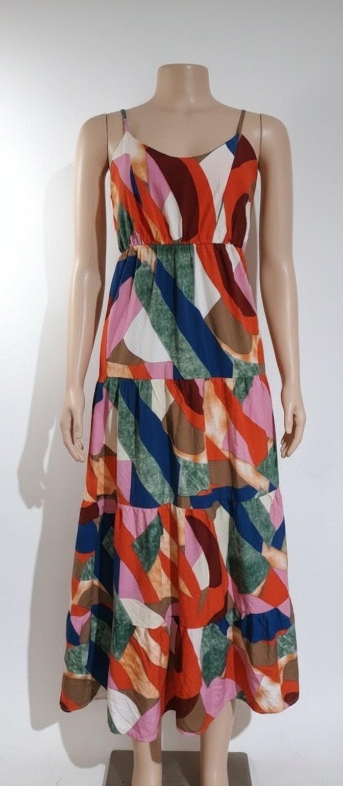 Sublime robe d'été coloré tendance 