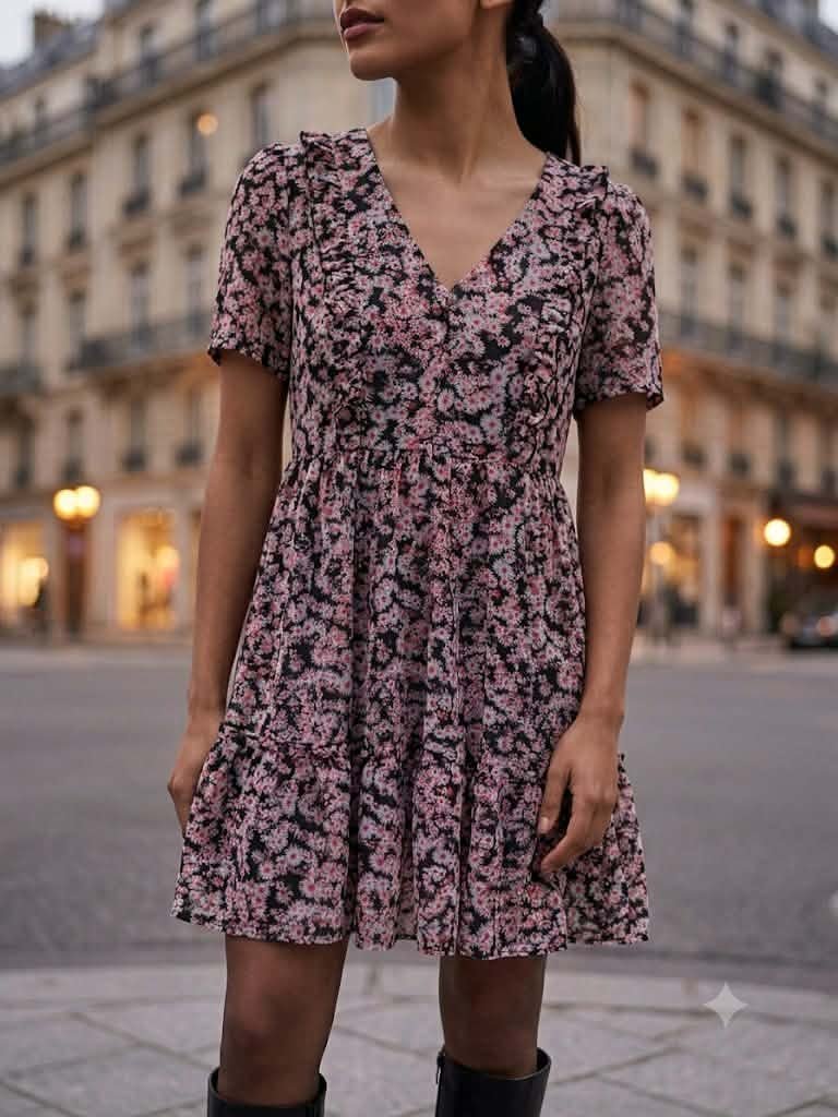 Belle robe florale KARL LAGERFELD 