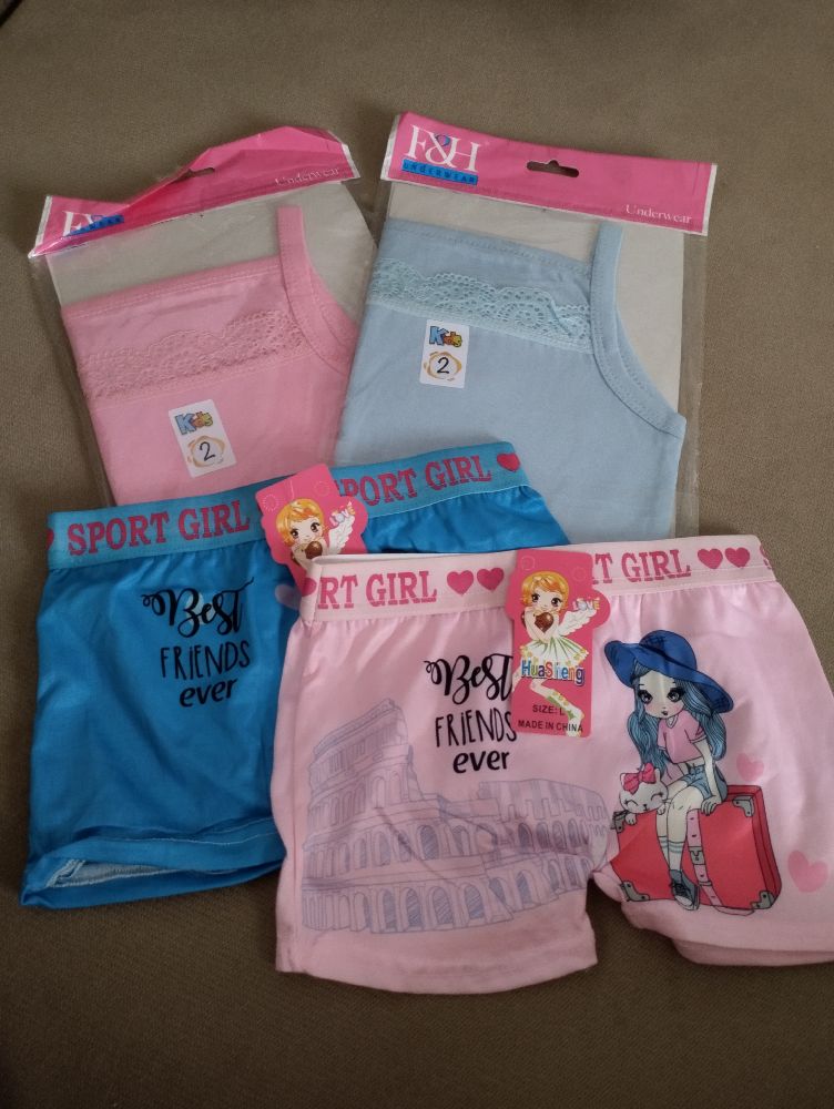 Lot sous-vêtements fillettes 