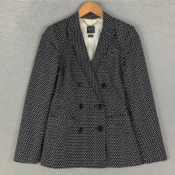 The must have Blazer Polka Dot ARMANI EXCHANGE double boutonnage 
