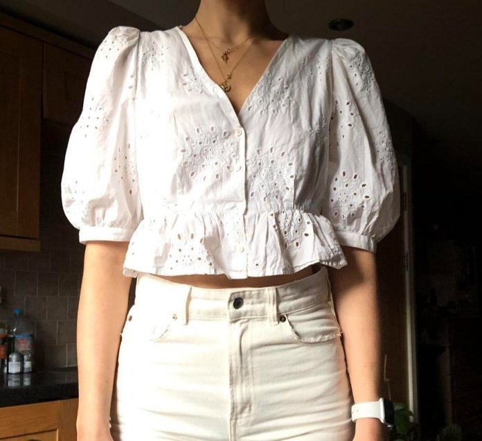 Haut ZARA  blanc 