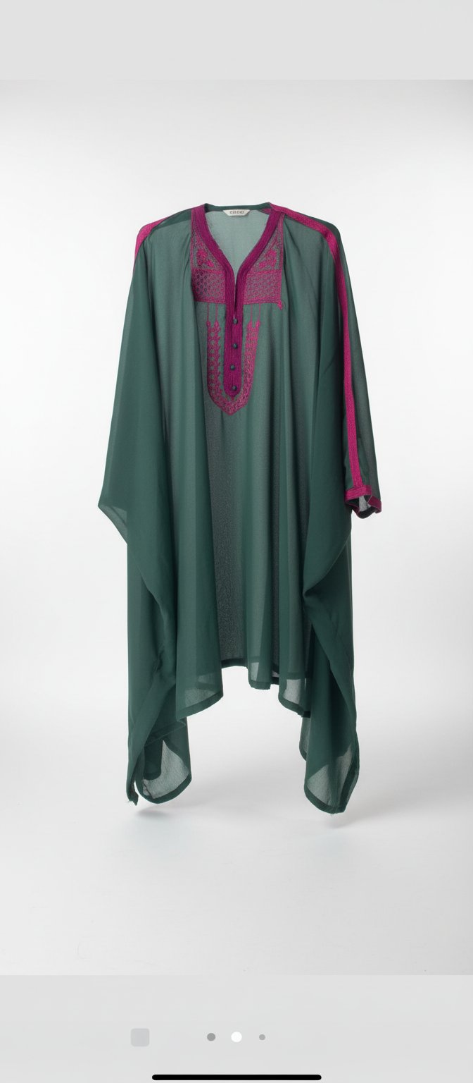 Robe Jeba mi long transparente