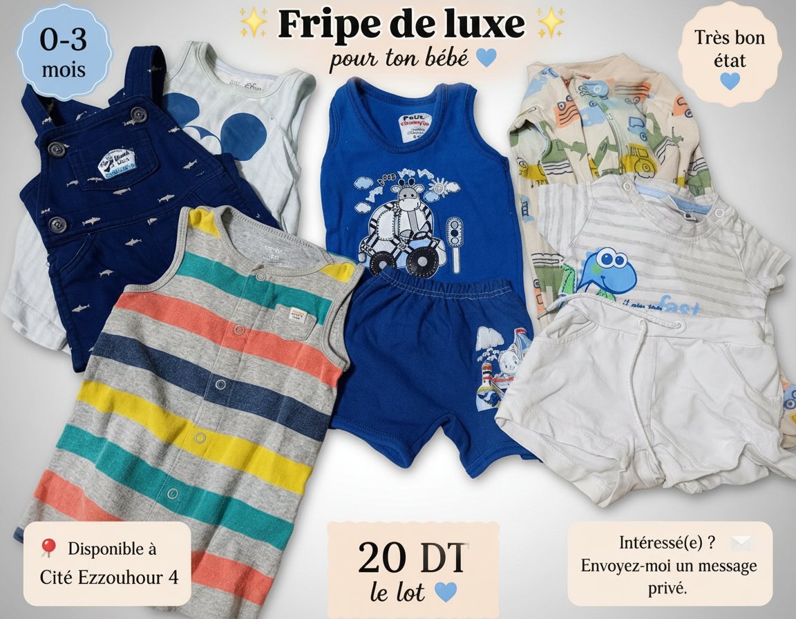 Frip de luxe pour ton bébé ❤️