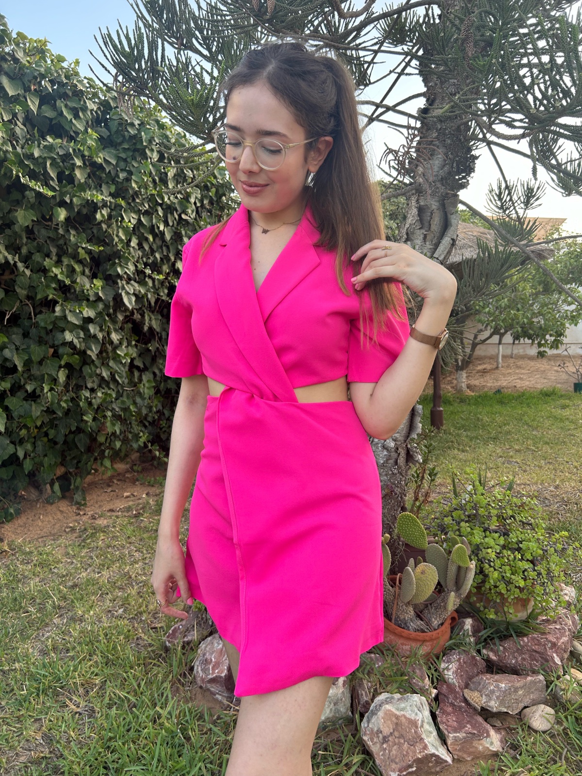 Robe rose