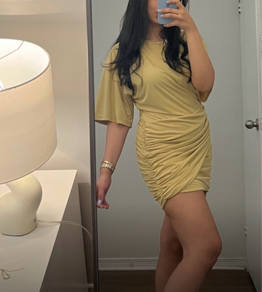 robe Zara drapée Taille L 
