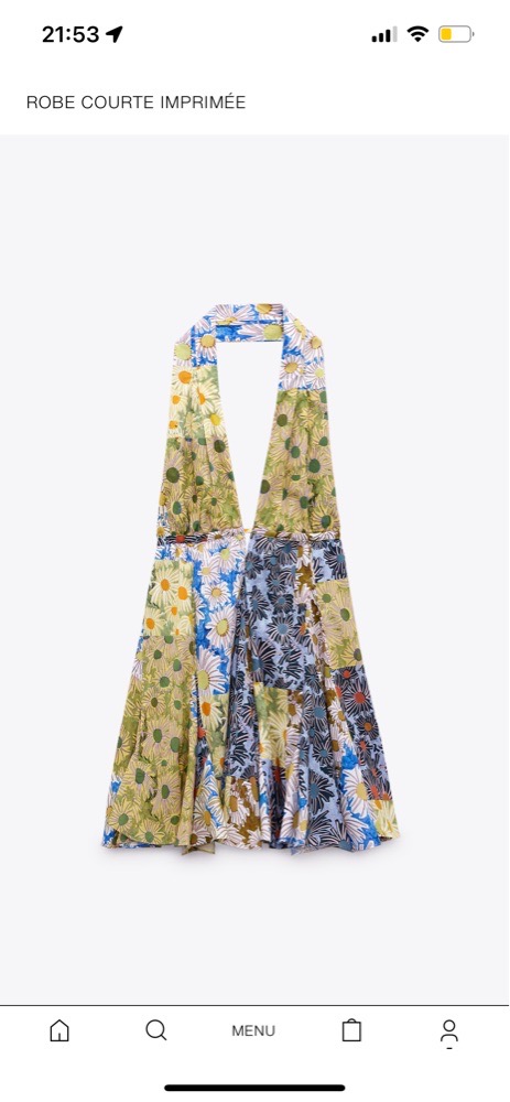 Robe Zara floral