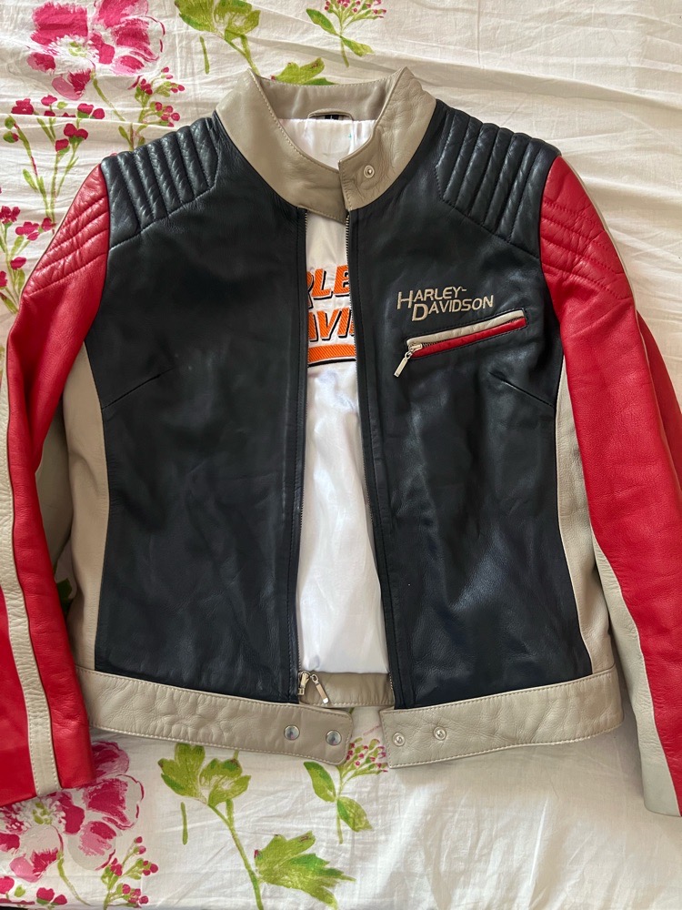 Veste en vrai cuir harley davidson