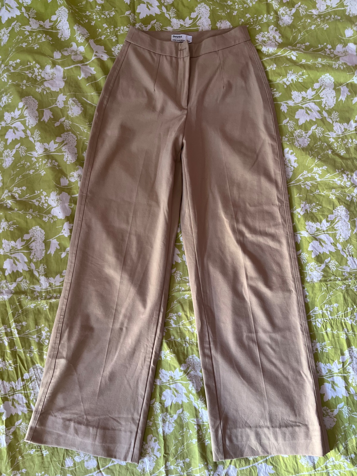 Pontalon large beige