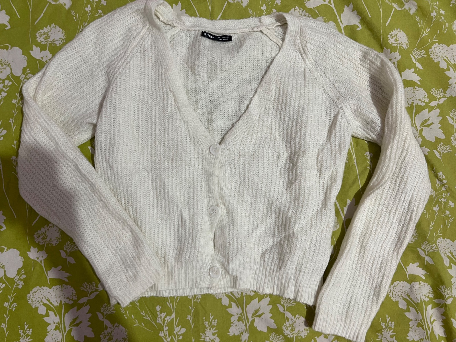 Cardigan blanc