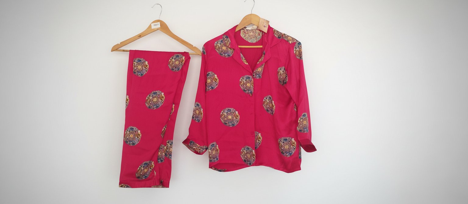 Pyjamas en soie 
