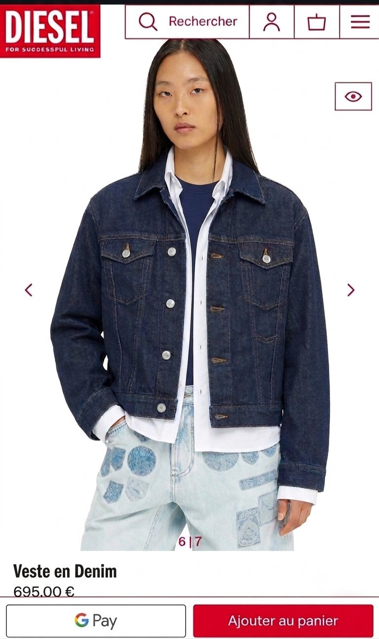 Veste jean Diesel 