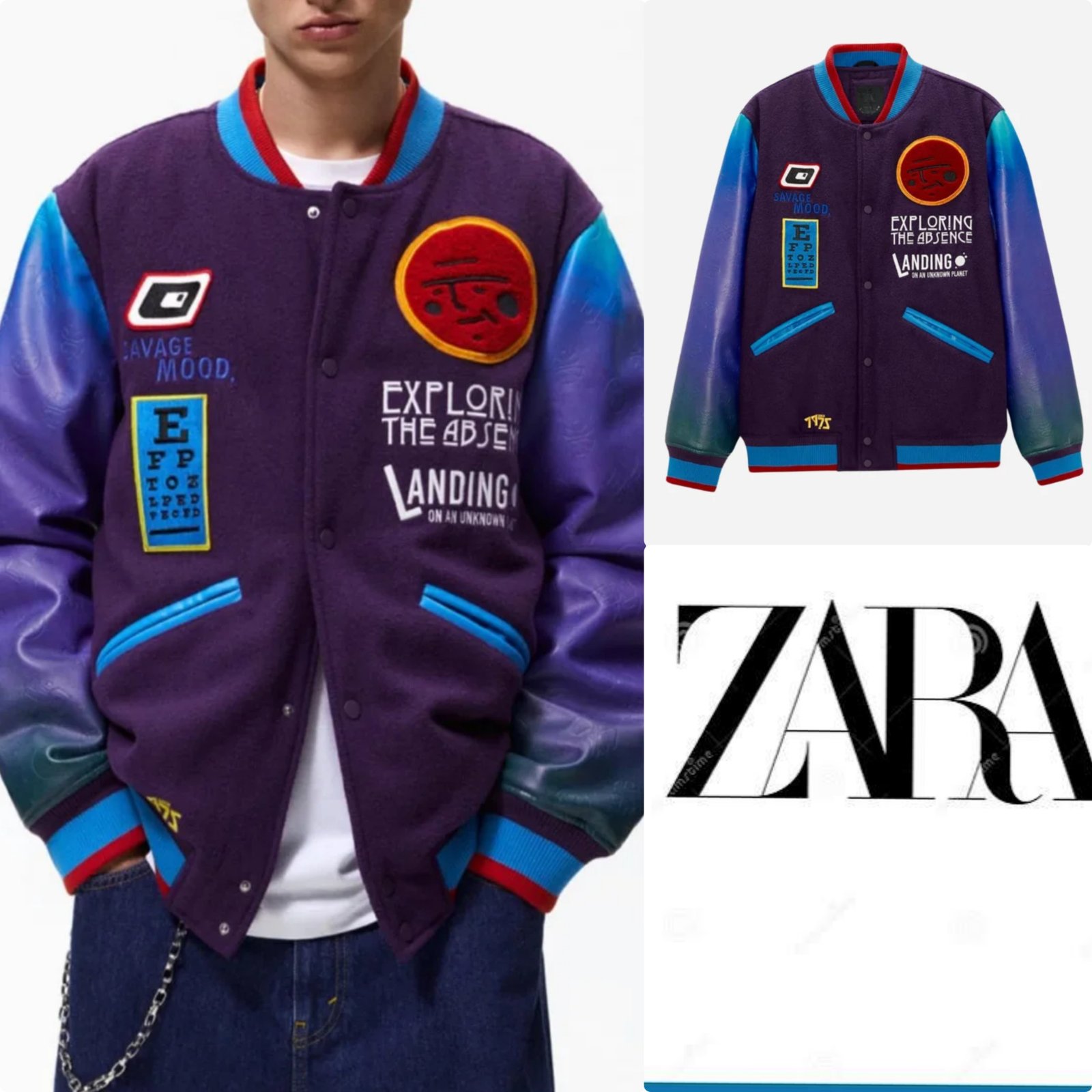 Varsity jacket zara
