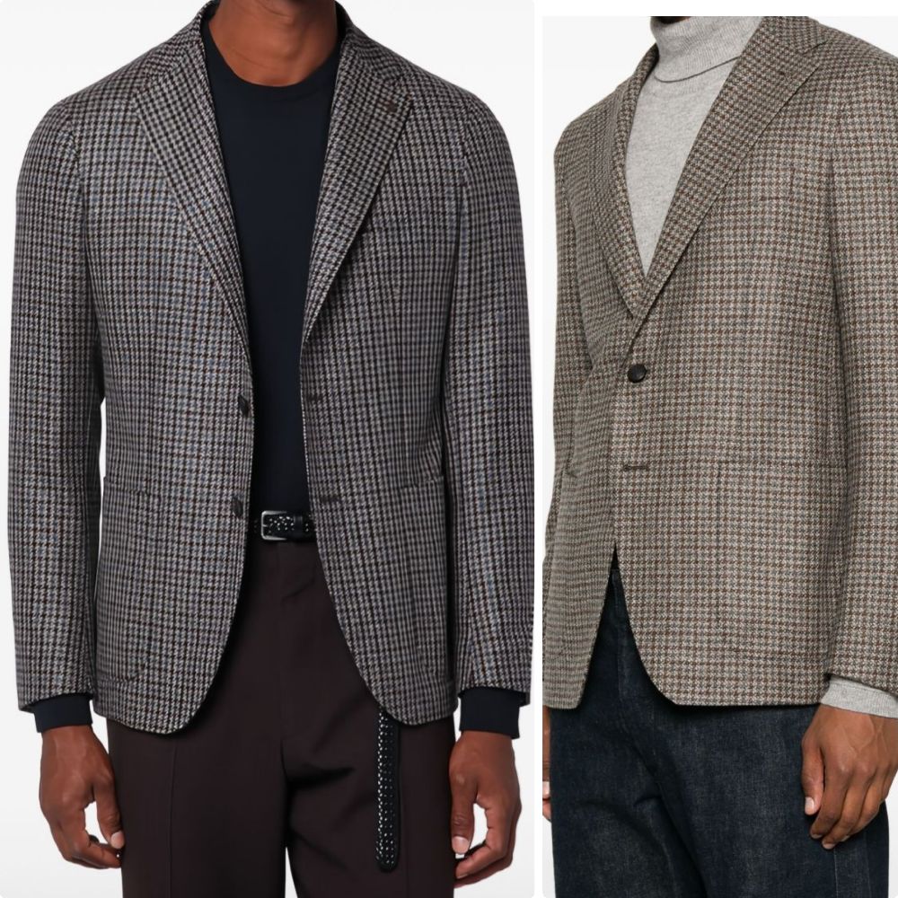 Blazer bosco uomo