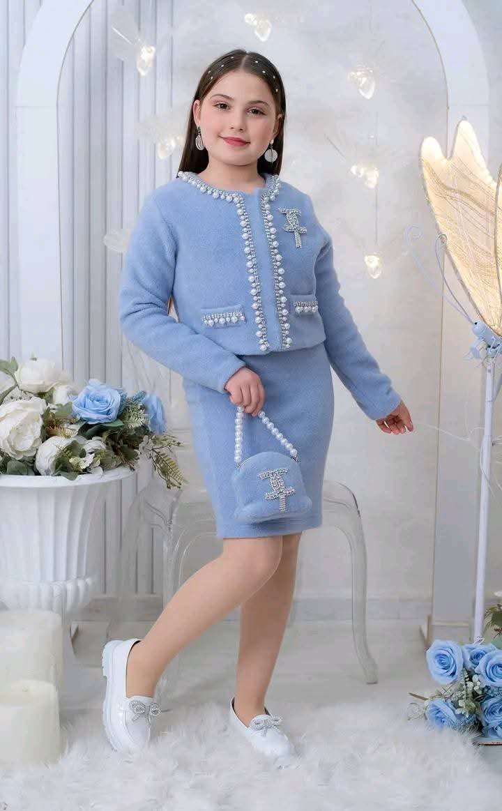 Ensemble  bleu ciel 