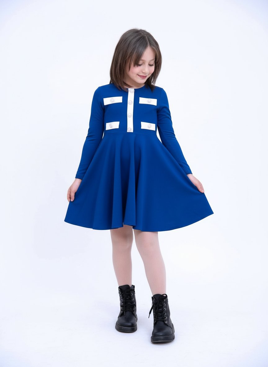 Robe bleue