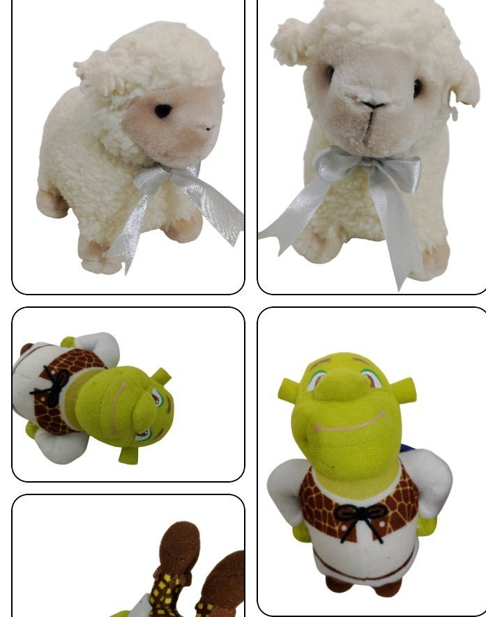 Lot de 2 Peluches Shrek et mouton 🐑🎁