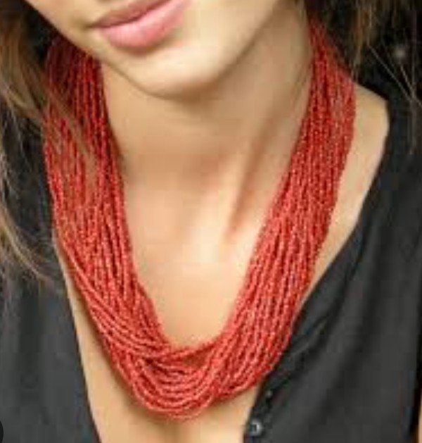 Collier corail tbarka