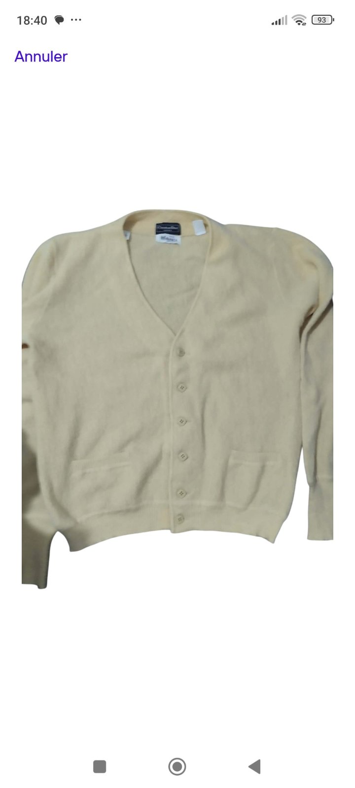 Deux gilet christian Dior et Courrèges en promo 100