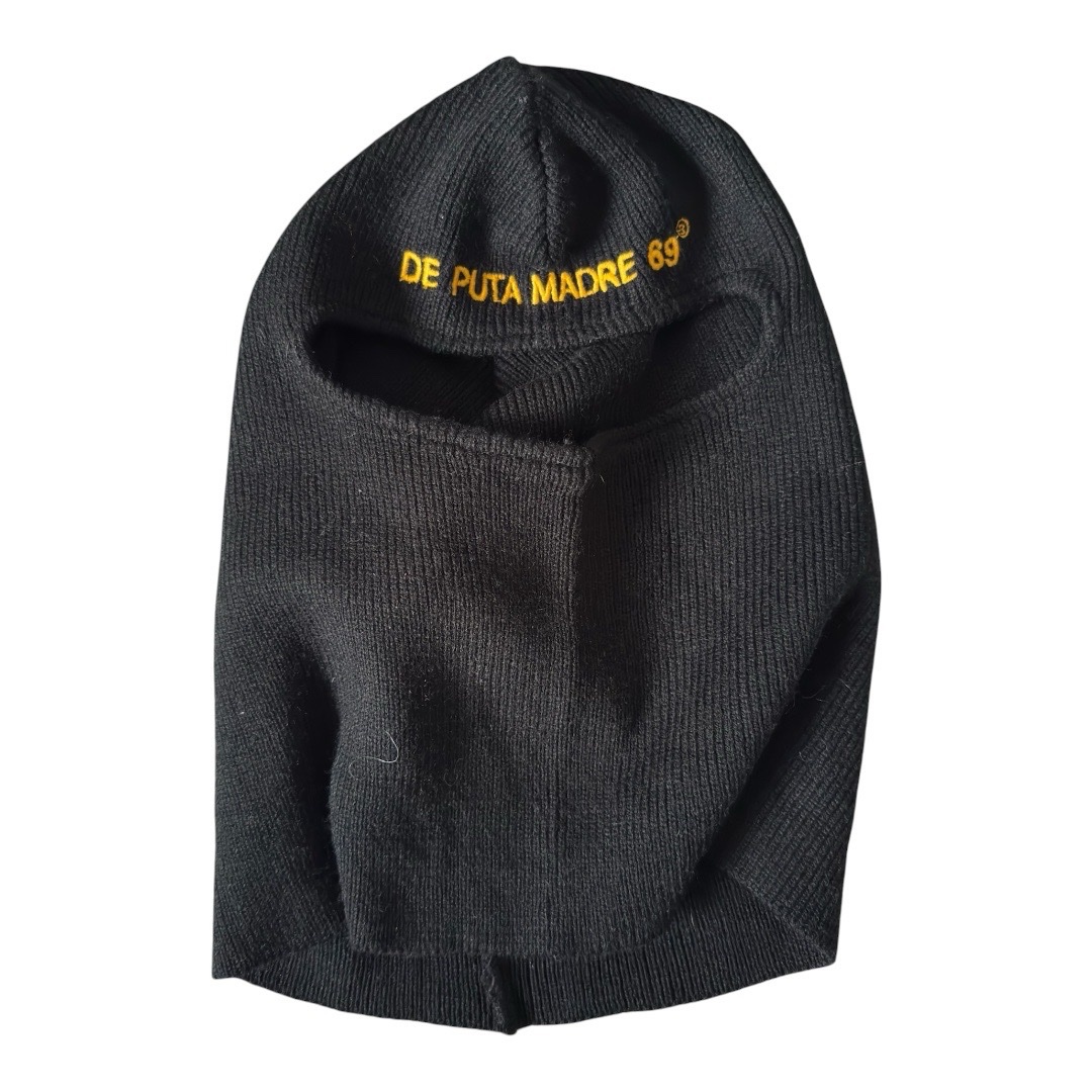 Black Balaclava Mask"DE PUTA MADRE 69"