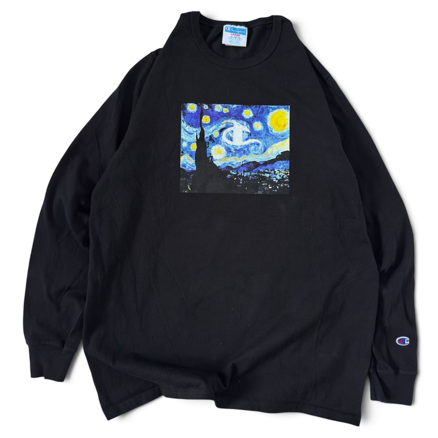 Vintage T-Shirt Champion Long-Sleeve “The Starry Night” (UNISEX)