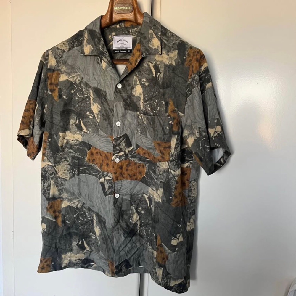 Abstract Chemise Flannel For Mens