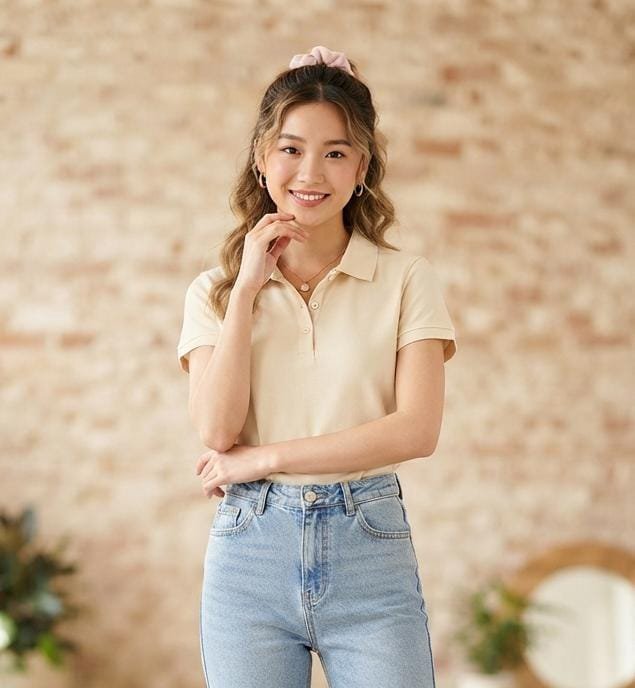 G2005 Women's Short-Sleeve Casual Polo Shirt
