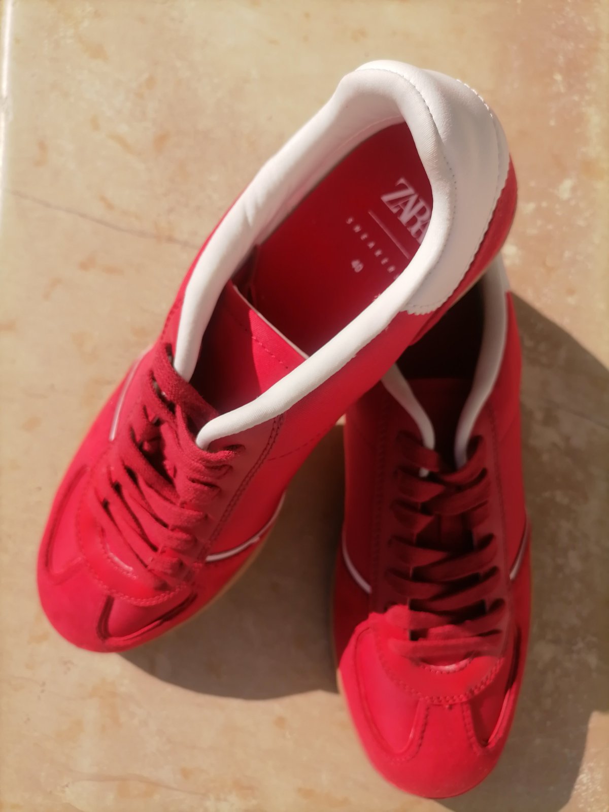 Baskets rouge zara pointure 40