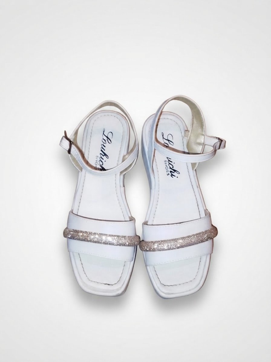 Sparkly white shoes 